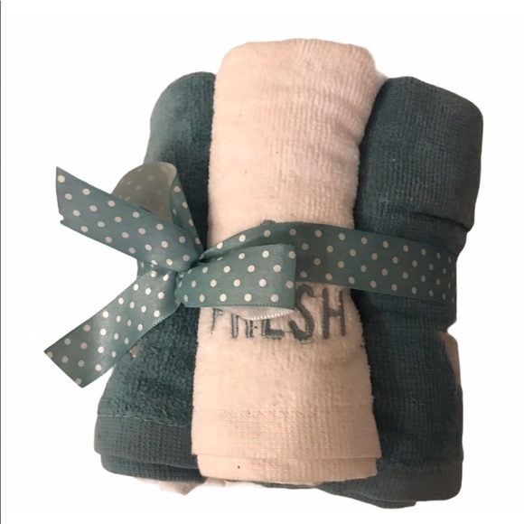 NWOT Set of 6 Decorative Washcloths - Picture 1 of 4